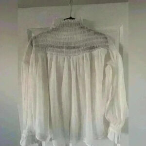 Ann Taylor white blouse.